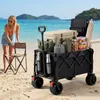 HAUSPROFI 200L Bollerwagen faltbar offroad schwarz, Produktbild-Vorschau 7