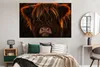 MuchoWow® Poster Schottischer Highlander - Kuh - Schwarz - Produktbild-Vorschau 4