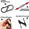 12 Stück S Karabiner Mini Karabinerhaken Metall Produktbild-Vorschau 4