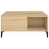 vidaXL Konferenční stolek Sonoma Dub 80x80x36,5 cm odvozený Náhled obrázku produktu 6