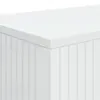 vidaXL Konsolentisch Hochglanz Weiß 101 x 29 x 74 cm Produktbild-Vorschau 9