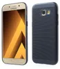 A Samsung Galaxy J5 2016 phone with a blue protective case shown from the front and back. Produktbild-Vorschau