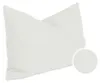 Kissenbezug 30x50 cm weiß Struktur Leinenoptik Kissenhülle Produktbild-Vorschau 2