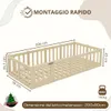 Crazy Pine Letto per Bambini 90x200 cm – Letto Montessori Anteprima dell’immagine prodotto 2