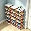 3er-Set Schuhregal, steckbar und zerlegbar, einfaches Produktbild-Vorschau 1