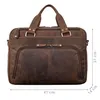ROYALZ "Chicago" Leder Umhängetasche Herren Laptoptasche Produktbild-Vorschau 2