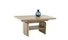 A coffee table with a vase on top, isolated on a white background. Produktbild-Vorschau