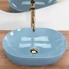 Umywalka nablatowa Rea LISA L.BLUE SHINY Podgląd zdjęcia produktu 2