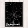 Mr. & Mrs. Panda Bild Fürstenwalde DIN A1 - Geschenk, Stadt Produktbild-Vorschau 2