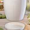 KADAX 3x Doniczka 16cm Osłonka z Podstawką Kremowa Podgląd zdjęcia produktu 5
