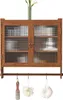 Sweiko 63CM porta di vetro Vintage doppia porta armadio a Anteprima dell’immagine prodotto 5