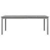 vidaXL Gartentisch Grau 200x100x75 cm Massivholz Akazie -  Produktbild-Vorschau 9