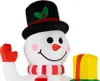 Close-up of an inflatable snowman decoration. Podgląd zdjęcia produktu