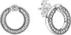 Pandora 299486C01 Orecchini Donna Pavé e Logo Circle Anteprima dell’immagine prodotto 2