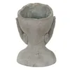 Vaso da fiori Clayre & Eef Testa 16x16x22 cm Mani di pietra Anteprima dell’immagine prodotto 4
