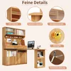 Flieks Hochschrank Küchenschrank mit ausziehbarem Tisch, Produktbild-Vorschau 9