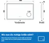 Badspigel mit Steckdose 100×60cm Bluetooth LED Produktbild-Vorschau 7