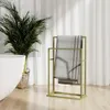 vidaXL Stojak na ręczniki złoty 48x24x78,5 cm żelazko Podgląd zdjęcia produktu 1