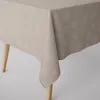 SCHÖNER LEBEN. Tischdecke Eiskristalle gold beige Größe Produktbild-Vorschau 1