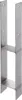 A silver metal H-shaped post anchor bracket is shown against a white background. Podgląd zdjęcia produktu