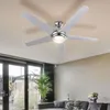 LED Ventilator, Fernbedienung, 3 Stufen, Glas opal, 137cm Produktbild-Vorschau 8