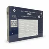 A dark blue box with white text and graphics, likely an advent calendar. Produktbild-Vorschau