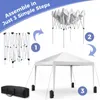 VOWNER Pavillon 3x3m, wasserdicht, Partyzelt, 4er Produktbild-Vorschau 3