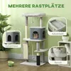 PawHut Arbre à chat 132 cm Arbre à chat avec niche pour Voir les images du produit 4