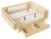 okwish Kinderbett 140×200 mit Sicherheitsgeländer und Produktbild-Vorschau 9