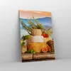 Bild auf Leinwand - Leinwandbild - Einteilig - Toskana Käse Produktbild-Vorschau 4