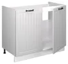 Spülenunterschrank Vicco Fame-Line Weiß Landhaus/Weiß 100 Produktbild-Vorschau 6