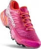 Trailrunning-Schuhe für Damen "Akasha II Woman" von La Sportiva in Pink und Orange; mit atmungsaktivem Obermaterial und rutschfester Sohle. Voir les images du produit