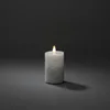 Konstsmide 1837-100 LED Echtwachskerze, weiß, mit 3D Flamme Produktbild-Vorschau 3