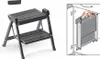 Scala pieghevole Hailo 4410001 Stepfix 2 gradini con ganci Anteprima dell’immagine prodotto 2