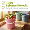 3er Set Putzeimer aus Kunststoff Plastikeimer Ausguss 5L Produktbild-Vorschau 5