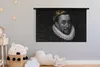 MuchoWow® Wandteppich Wandbehang Wilhelm von Oranien - Produktbild-Vorschau 3