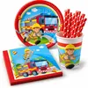 Partyset Feuerwehr Kindergeburtstag Deko Dekoration Produktbild-Vorschau 1