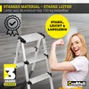 Craftfull Doppel-Klapptritt CF-131A | Aluminium-Trittleiter Produktbild-Vorschau 5