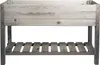 mgc24 Hochbeet Massiv L 118x40x78cm Kiefernholz anthrazit Produktbild-Vorschau 1