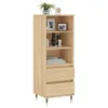 vidaXL Deska barowa dąb sonoma 40x36x110 cm materiał Podgląd zdjęcia produktu 3