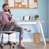 Kosz na śmieci Relaxdays z hiacyntu wodnego, kosz na śmieci Podgląd zdjęcia produktu 2