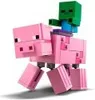 Lego Minecraft 21157 Duża Figurka Świnka Zombie Podgląd zdjęcia produktu 2