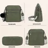 Damen Umhängetasche mittelgroß, Schultertasche mit mehreren Produktbild-Vorschau 7