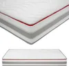 A close-up and a full view of a mattress. Produktbild-Vorschau