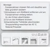 Fliegengitter für Fenster 100 x 100 cm weiß oder schwarz Produktbild-Vorschau 2