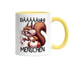 Bäh Menschen Heulendes Eichhörnchen Tasse Gelb - Produktbild-Vorschau 2