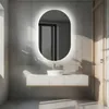 Spiegel mit Beleuchtung 60x130 cm Bianca - Vertikal Oval Produktbild-Vorschau 4