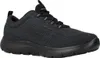 A black Skechers sneaker is shown from the side against a white background. Voir les images du produit