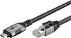 Goobay 70699 cavo cambia genere USB C RJ-45 Nero, Argento Anteprima dell’immagine prodotto 13
