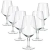 6x Carré Bierglas 400ml mit Fuß Biergläser klar 0,4L aus Produktbild-Vorschau 2